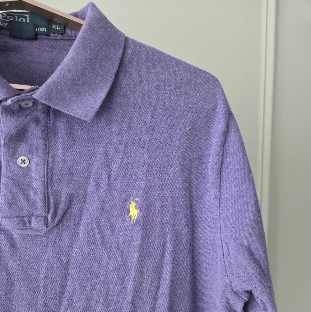 Polo by Ralph Lauren Purple Men's Polo T-Shirt sz.XL